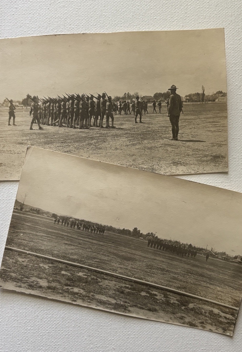 Antique RPPC Lot Guard Mount Boise Idaho WWI Era