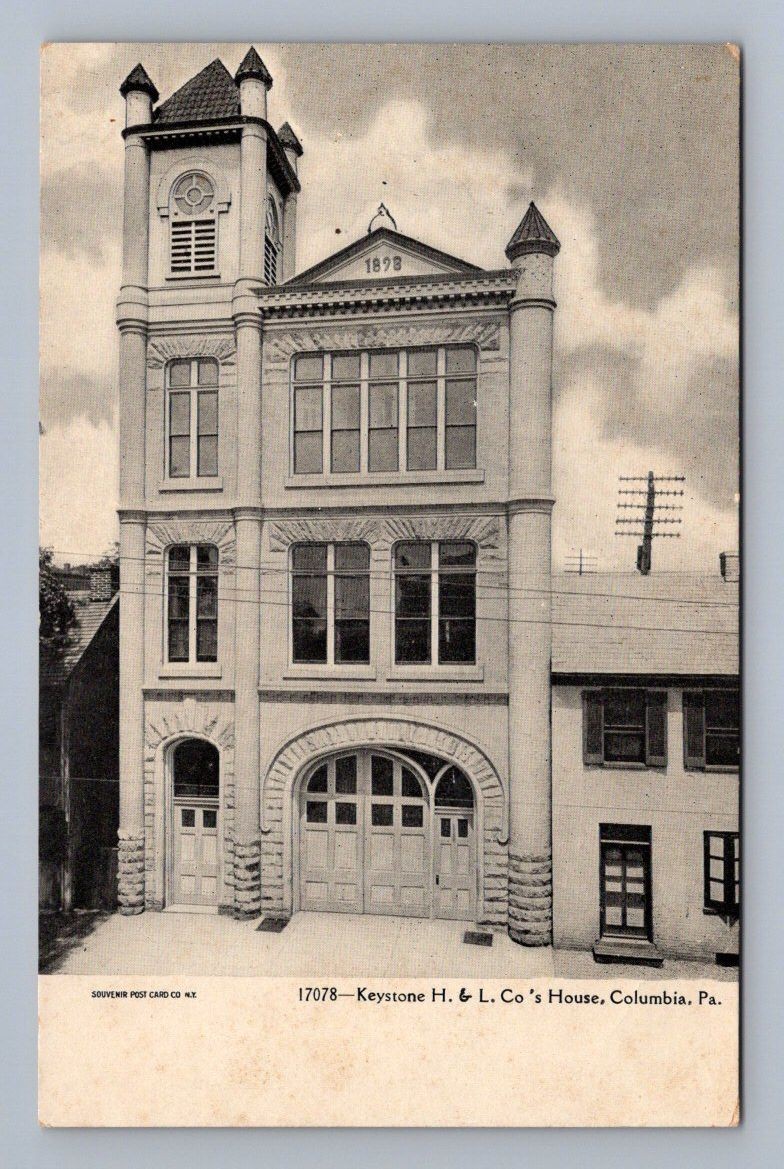 Antique Pennsylvania Postcard COLUMBIA Keystone H.  L. CO. 1905