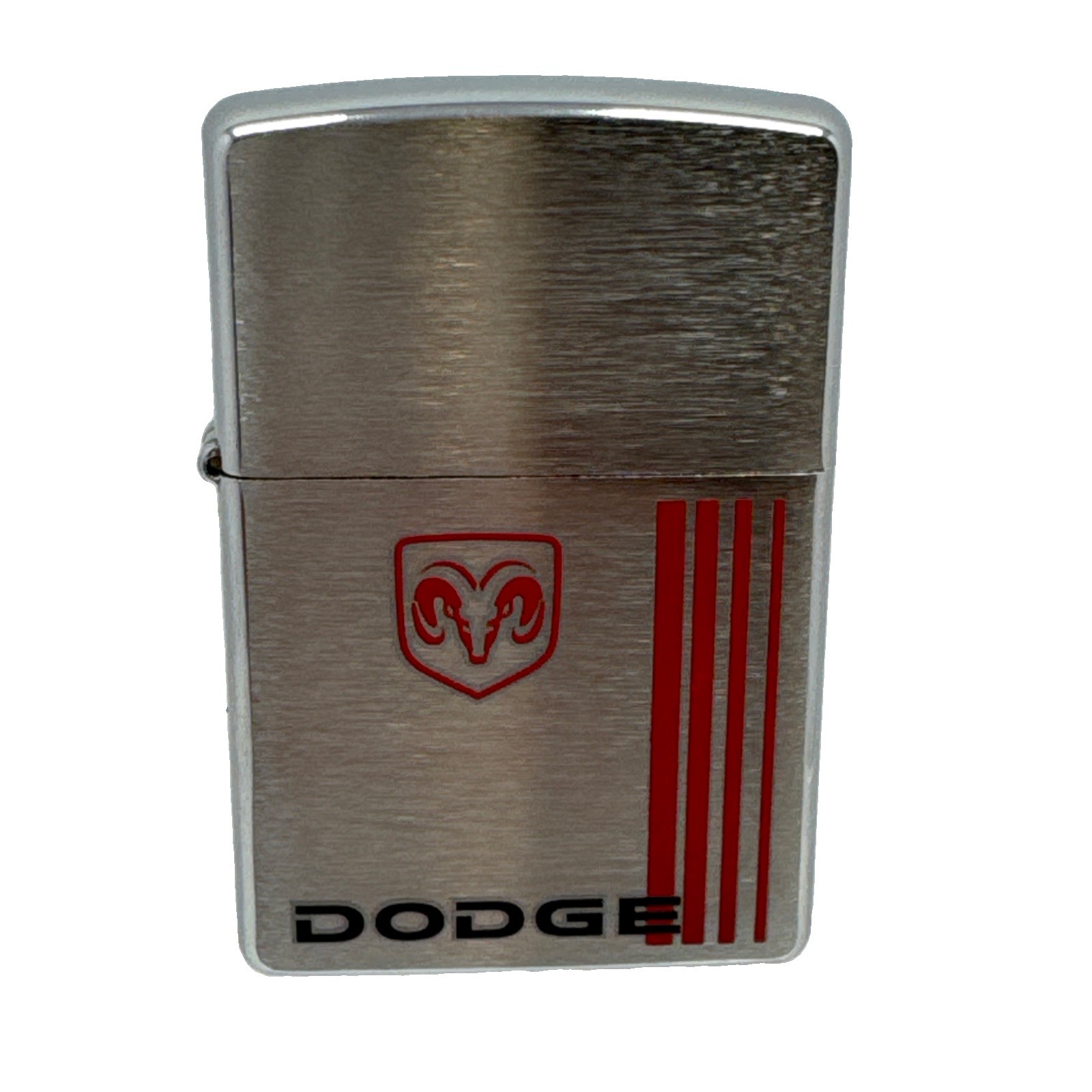 Vintage 2005 Dodge Ram Logo Chrome Zippo Lighter