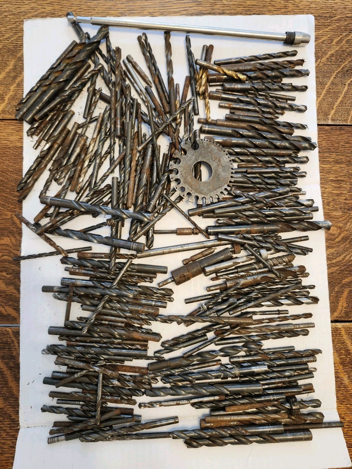 Vintage Lot Of Drill Bits + Made In USA Tools ~ Huge Lot of 220+ ~ over 10 lbs