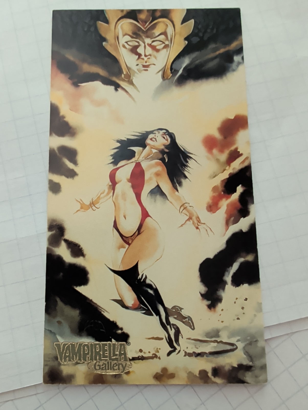 Vampirella Gallery The Mystery Walk Card #1 Tall Cards - Uncirculated Vampirella Gallery The Mystery Walk Card #1 Tall Cards - Uncirculated