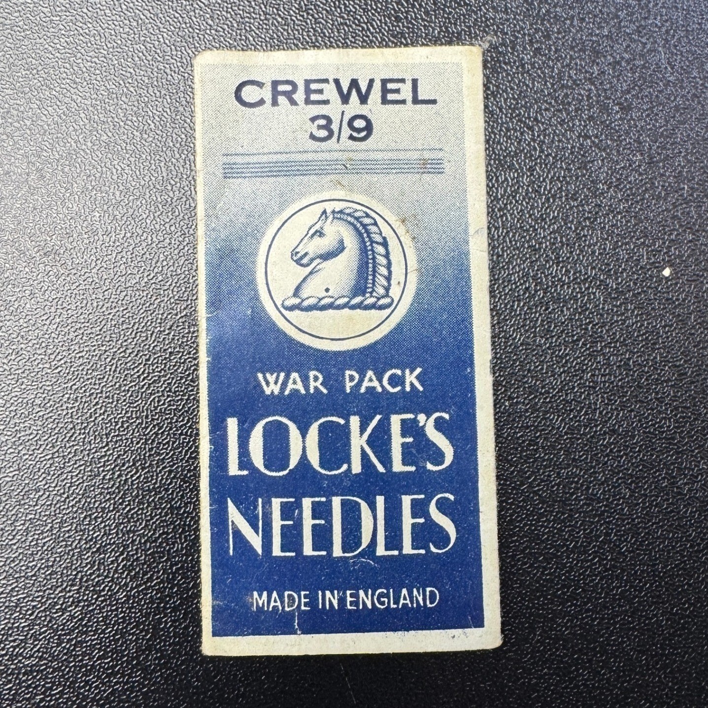Vintage Locke\'s Crewel Needles 3/9 War Pack Made England WWII Sewing Needles
