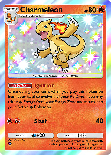 [DIGITAL] Charmeleon - Mega Shine - Shiny Rare - ENG - Pokemon TCG Pocket