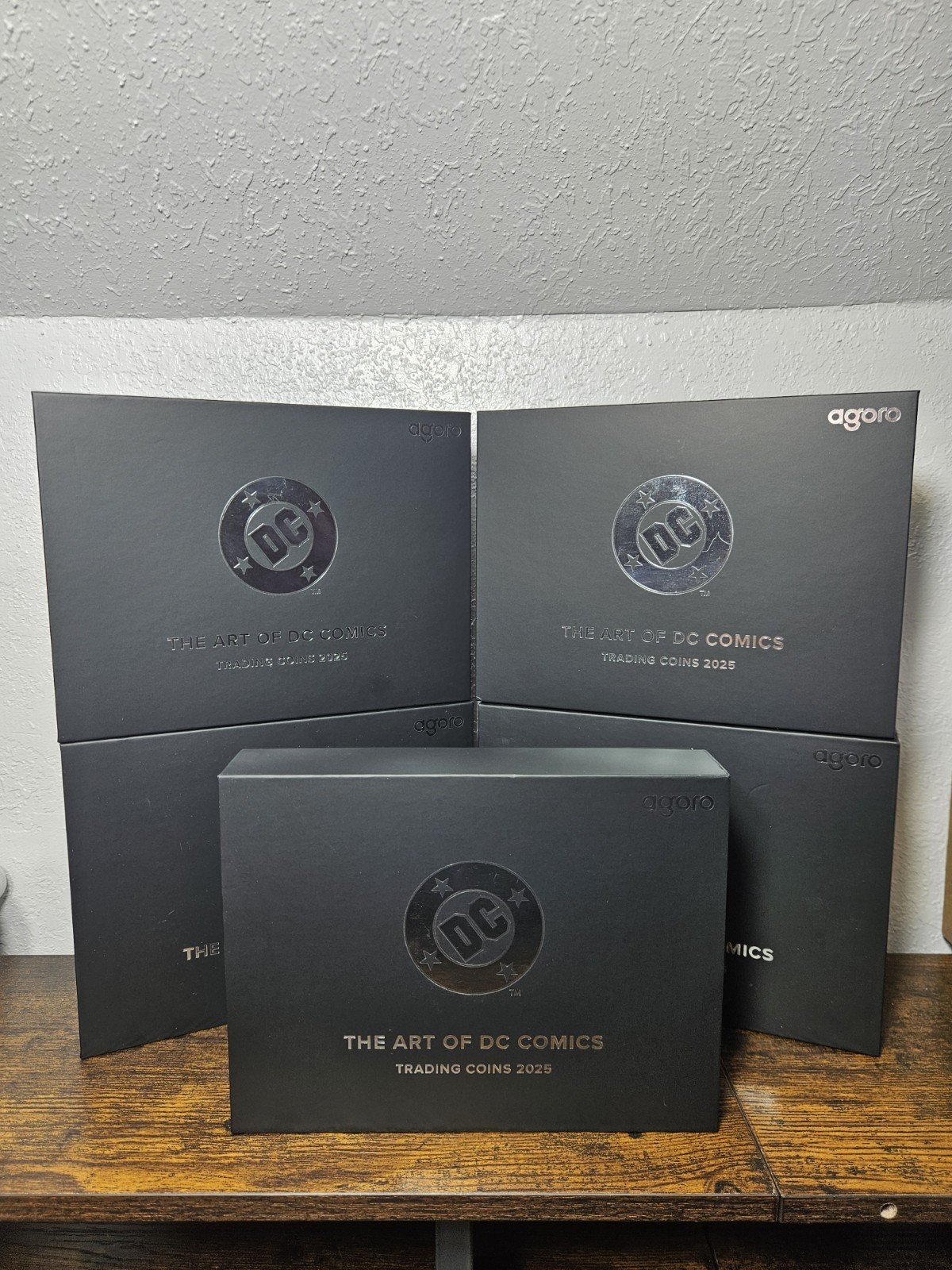5 X 2025 Agoro Art of DC Comics Mint Trading Coins EMPTY BOX WITH BOOK/ NO COINS 5 X 2025 Agoro Art of DC Comics Mint Trading Coins EMPTY BOX WITH BOOK/ NO COINS