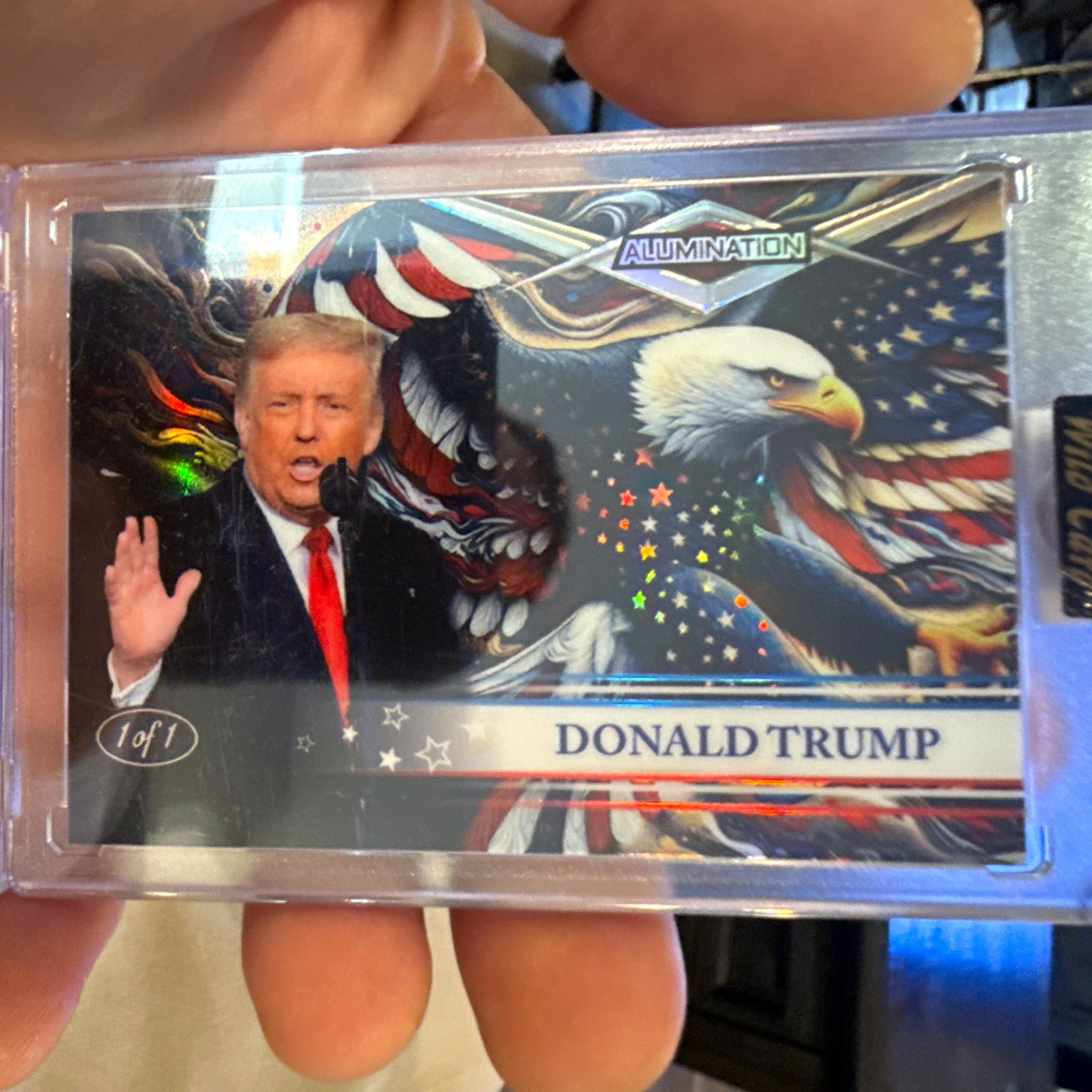 2025 Wild Card Alumination Donald Trump #ACW-RE-013 1/1 One of One