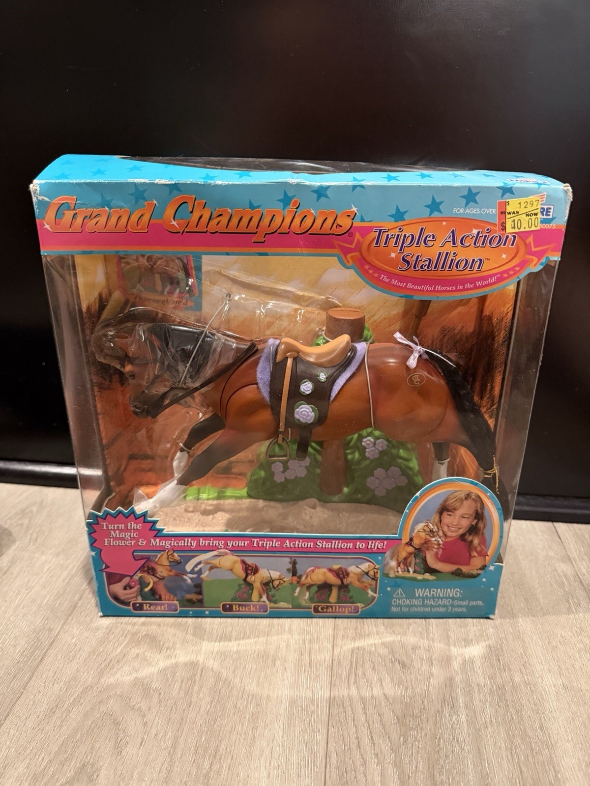 Empire Grand Champions Triple Action Stallion Collectible Horse Brown(Read Desc) Empire Grand Champions Triple Action Stallion Collectible Horse Brown(Read Desc)