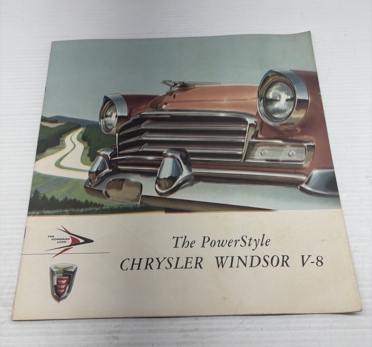 1956 Chrysler V-8 WINDSOR NASSAU NEWPORT Car Dealer Showroom Sales Brochure
