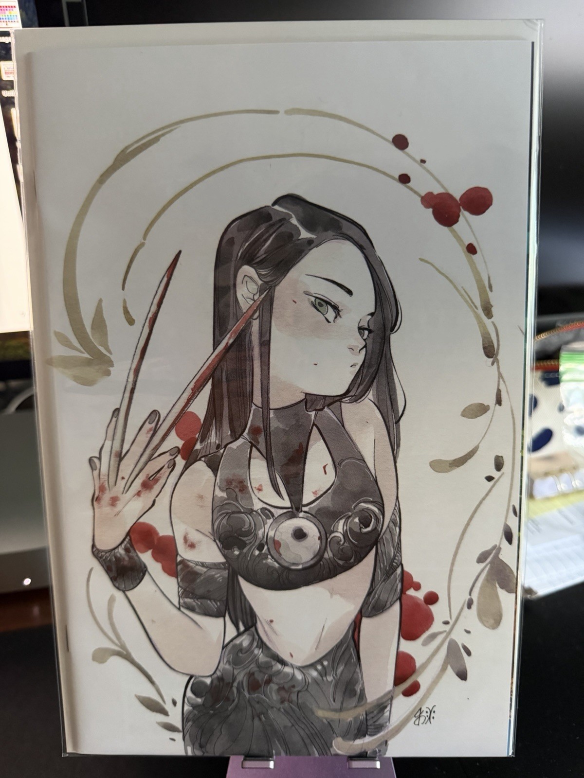 LAURA KINNEY WOLVERINE #1 * Peach Momoko * Blood Virgin Variant * 197/777 * NM LAURA KINNEY WOLVERINE #1 * Peach Momoko * Blood Virgin Variant * 197/777 * NM