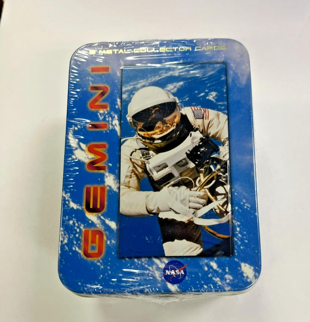 VTG 1996 Gemini 5 Metal Collectors Cards NASA Sealed Metallic Space DS43