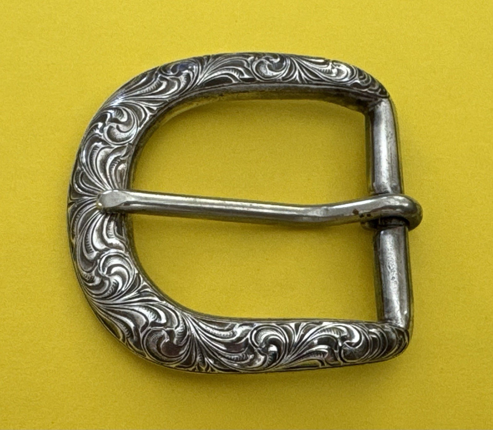 VTG Rare Premium Signed Eddie Harris Engraved Sterling Silver Ranger Belt Buckle VTG Rare Premium Signed Eddie Harris Engraved Sterling Silver Ranger Belt Buckle