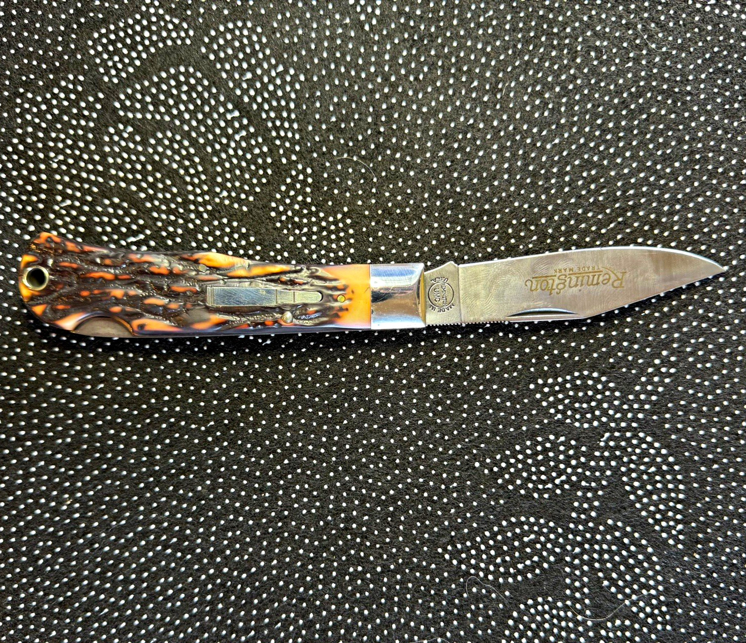 Remington UMC 1999 Pocketknife, SS Clip Point Slipjoint, Manual, Pocket Clip