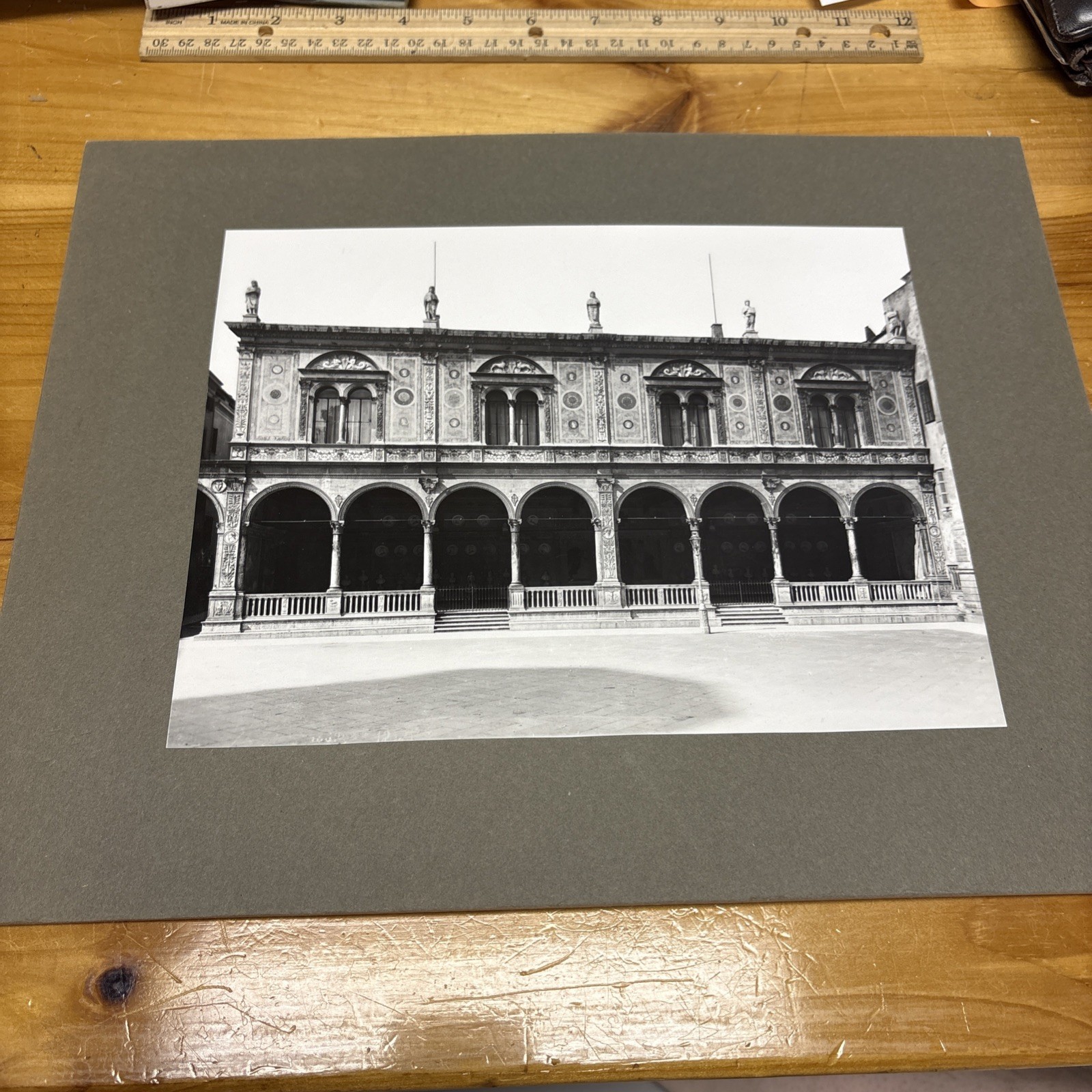 VTG Palazzo del Consiglio Verona Italy Mounted Italian Architecture Photo