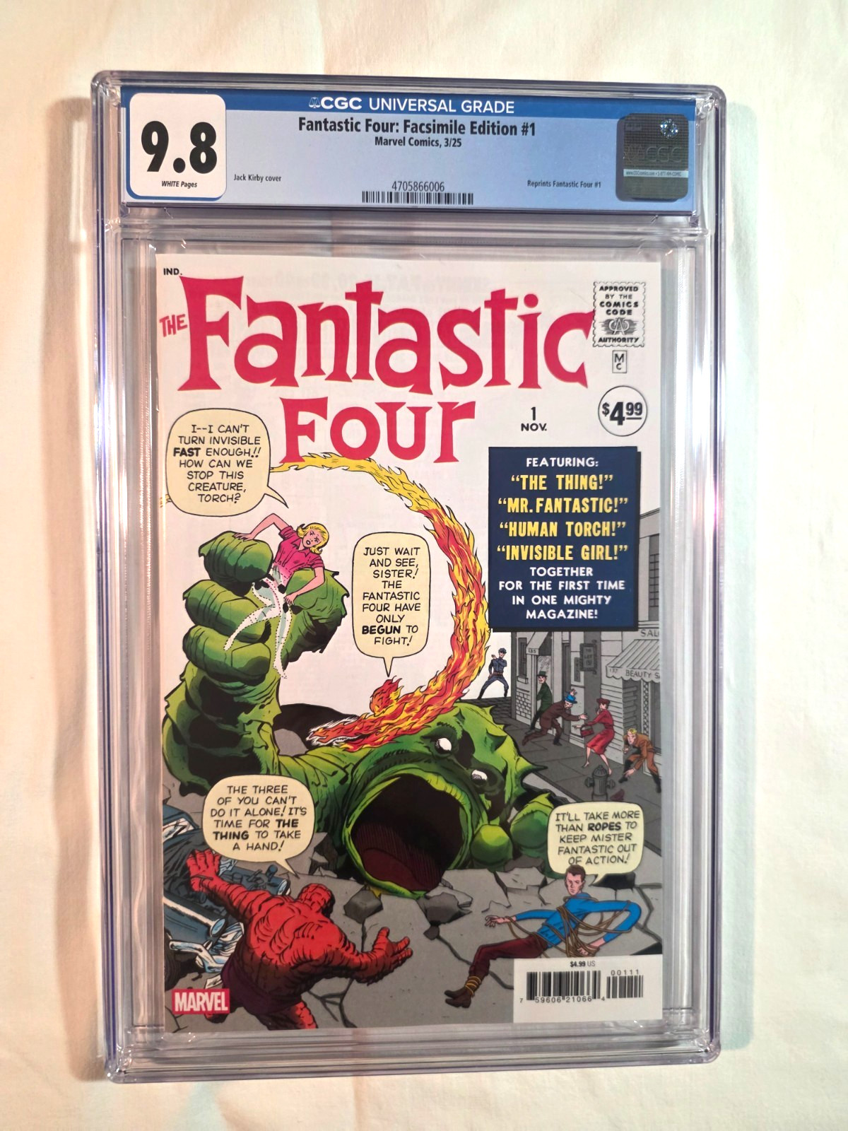 Amazing Spiderman 1 Facsimile CGC 9.8