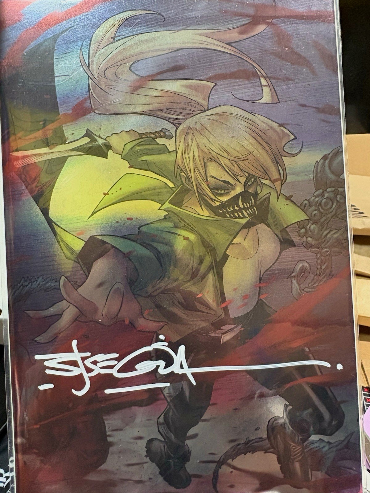 SIKTC #50 Variant Cover Signed by cover artist Steven Segovia w/ COA Virgin Foil