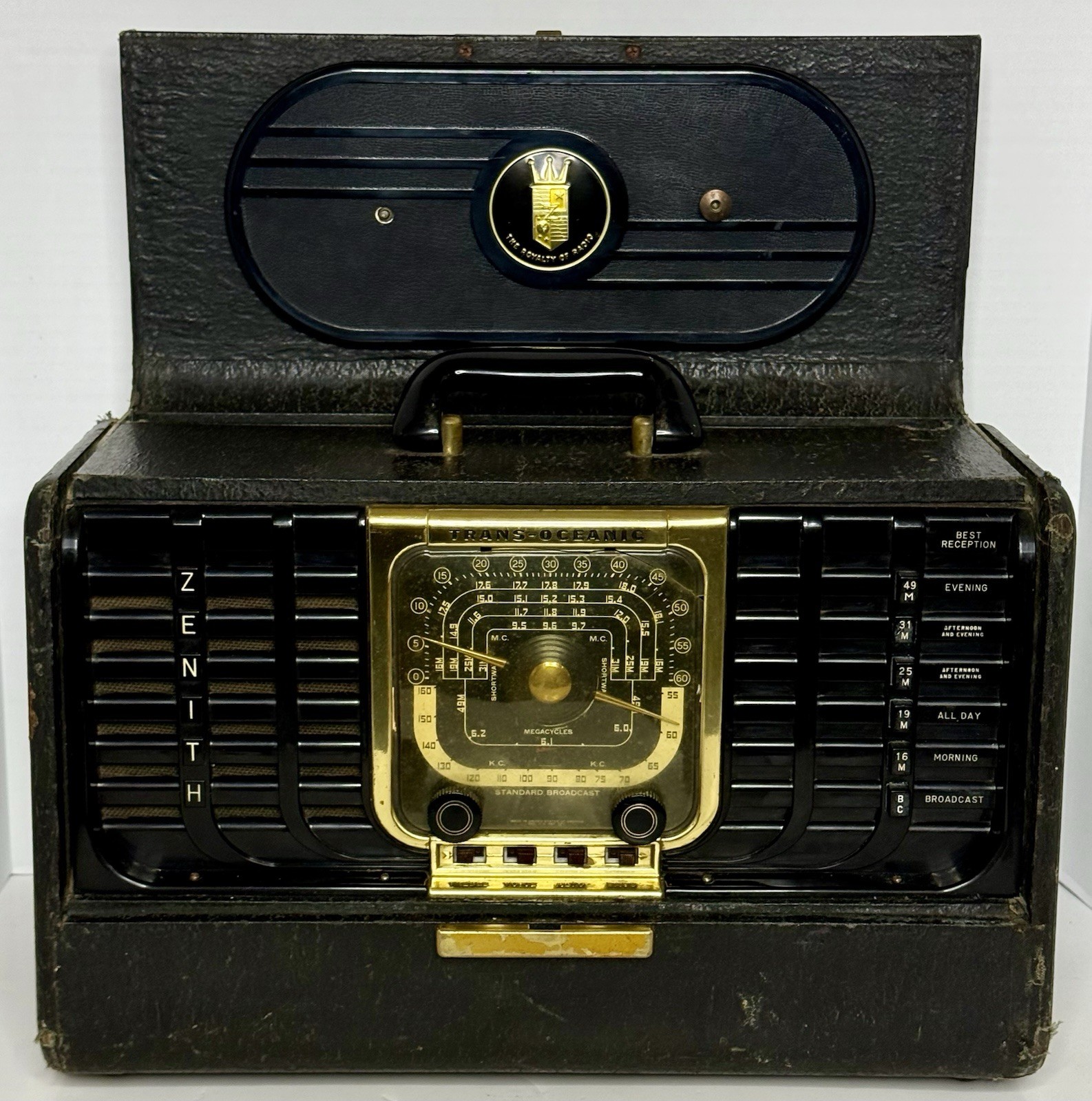 Vintage Zenith Trans-Oceanic Tube Radio Model G500 Chassis 5G40 - Parts/Repair