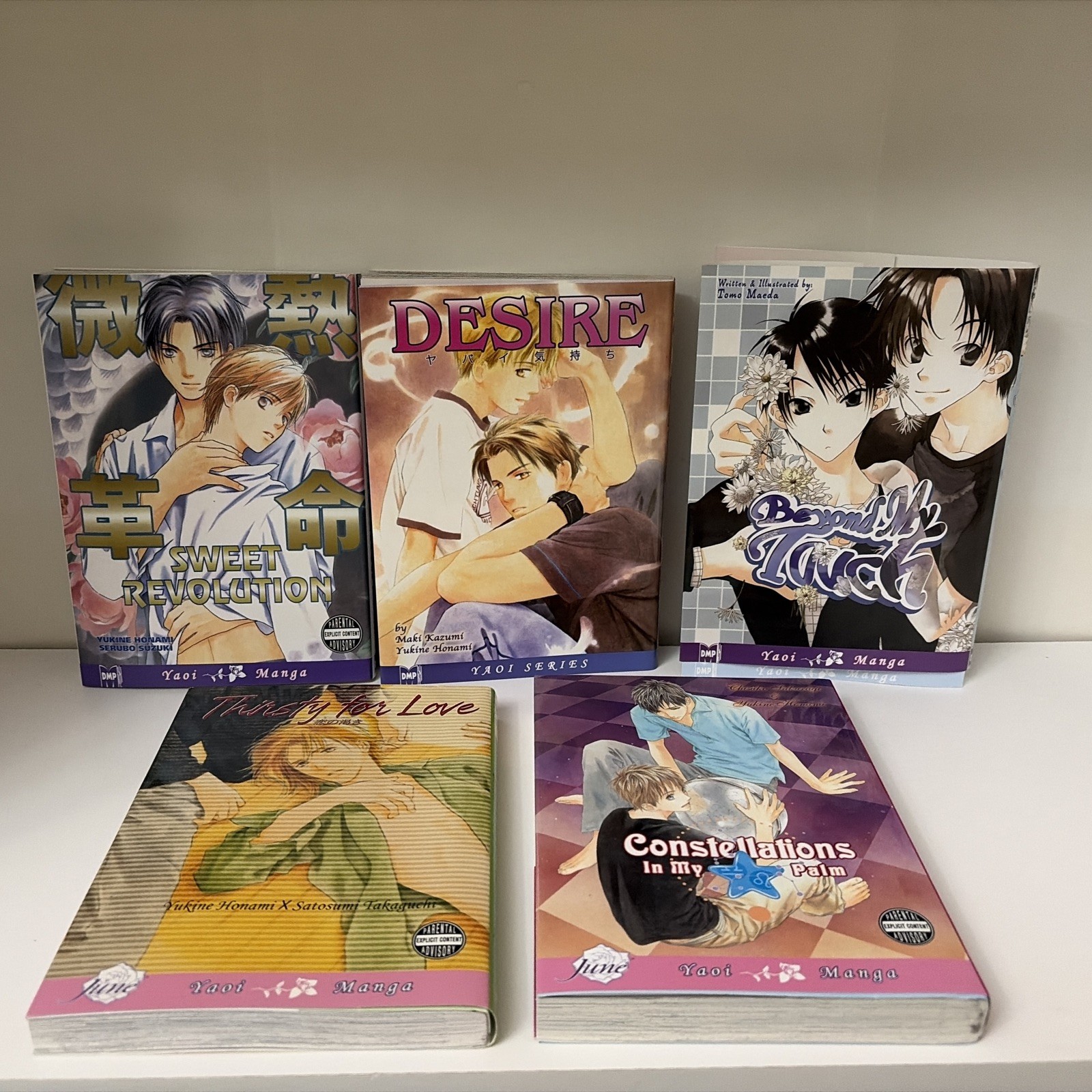 BL Yaoi Manga - Lot Of 5 Books - English Graphic Novels **FIRST PRINT** DMP June