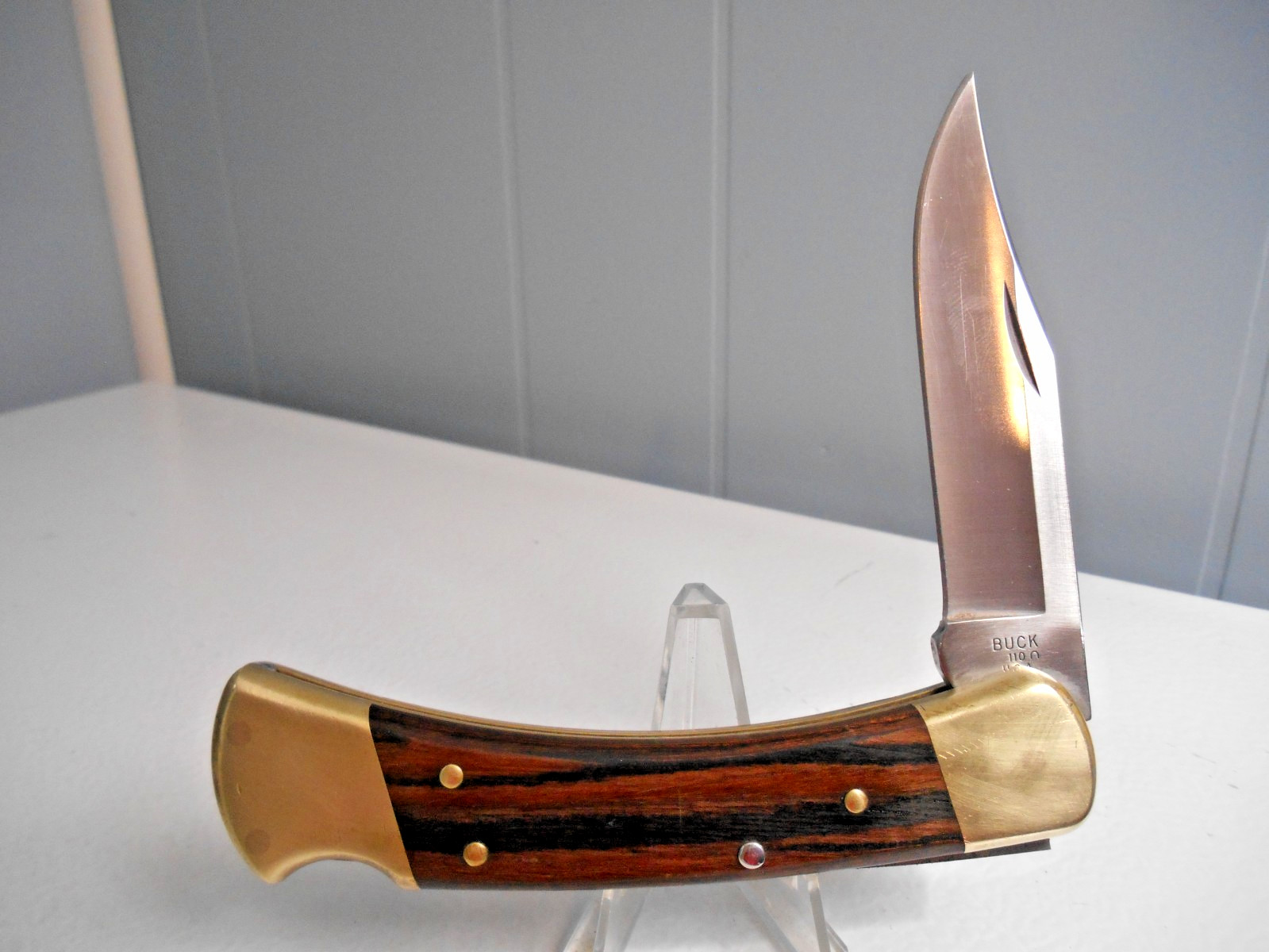 VTG 1997 BUCK 110 USA LARGE LOCKBACK POCKET KNIFE NOS
