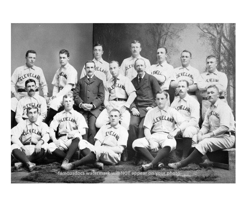 Cleveland Spiders Team PHOTO 1895 Baseball Team 5x7