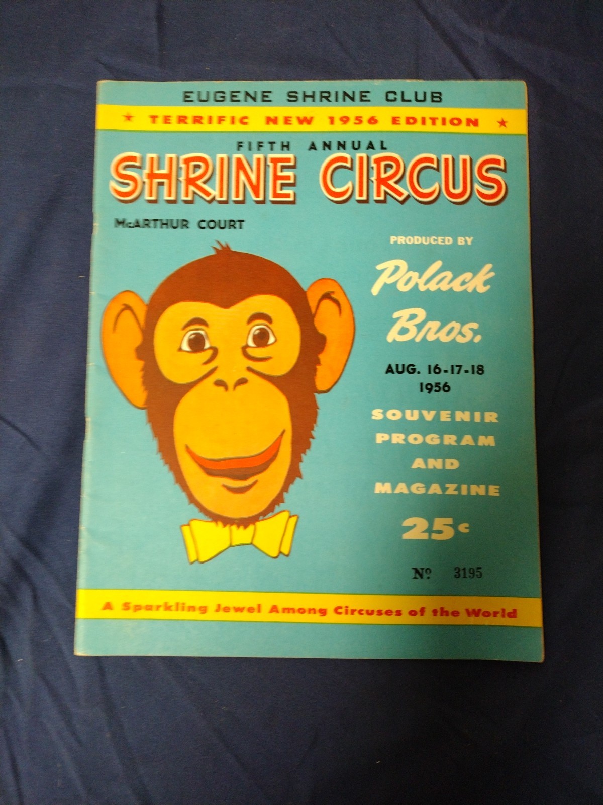Vintage 1957 Shrine Circus Sounenir Program And Magazine