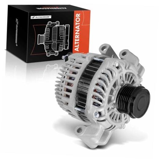 Alternator, 12V 120A 6-Groove Decoupler Pulley CW | Compatible with Dodge