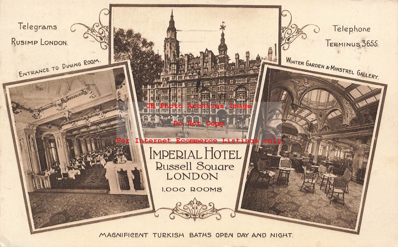 England, London, Imperial Hotel, Multi-Views