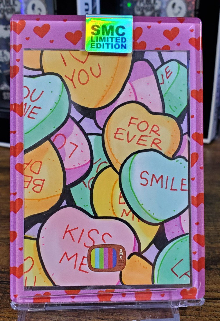 SMC 1/1 Valentine\'s Day SKETCH Card by TIM SHINN - Saturday Morning Cards SMC 1/1 Valentine\'s Day SKETCH Card by TIM SHINN - Saturday Morning Cards