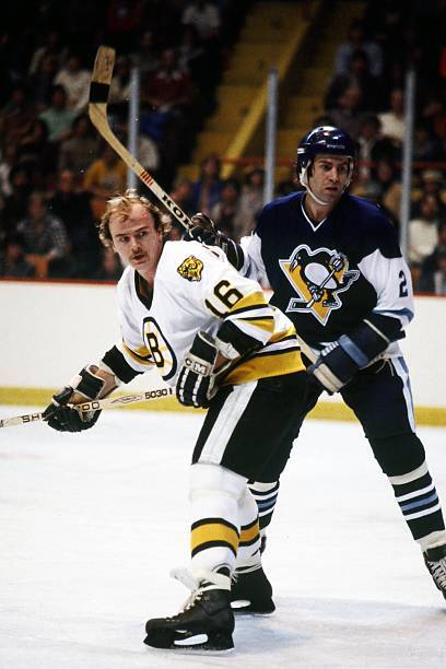 Rick Middleton Of The Boston Bruins 1970s ICE HOCKEY OLD PHOTO