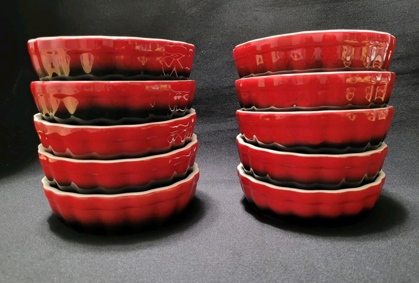 ROCQ Parisian Patisserie Ramekin Red Ombre 5\ ROCQ Parisian Patisserie Ramekin Red Ombre 5\