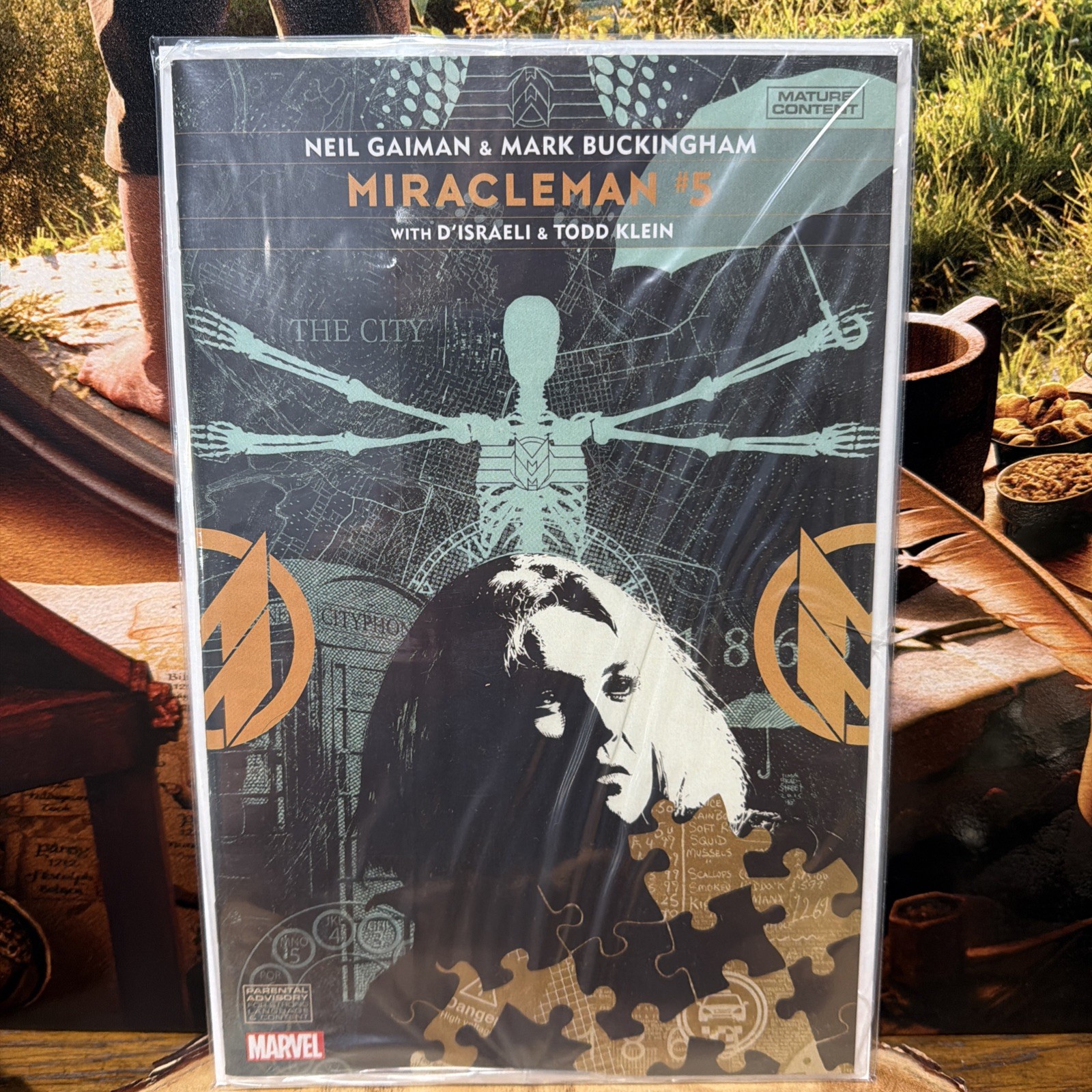 Miracleman by Gaiman And Buckingham #5A (in bag) NM; Marvel | Tim Bradstreet Miracleman by Gaiman And Buckingham #5A (in bag) NM; Marvel | Tim Bradstreet