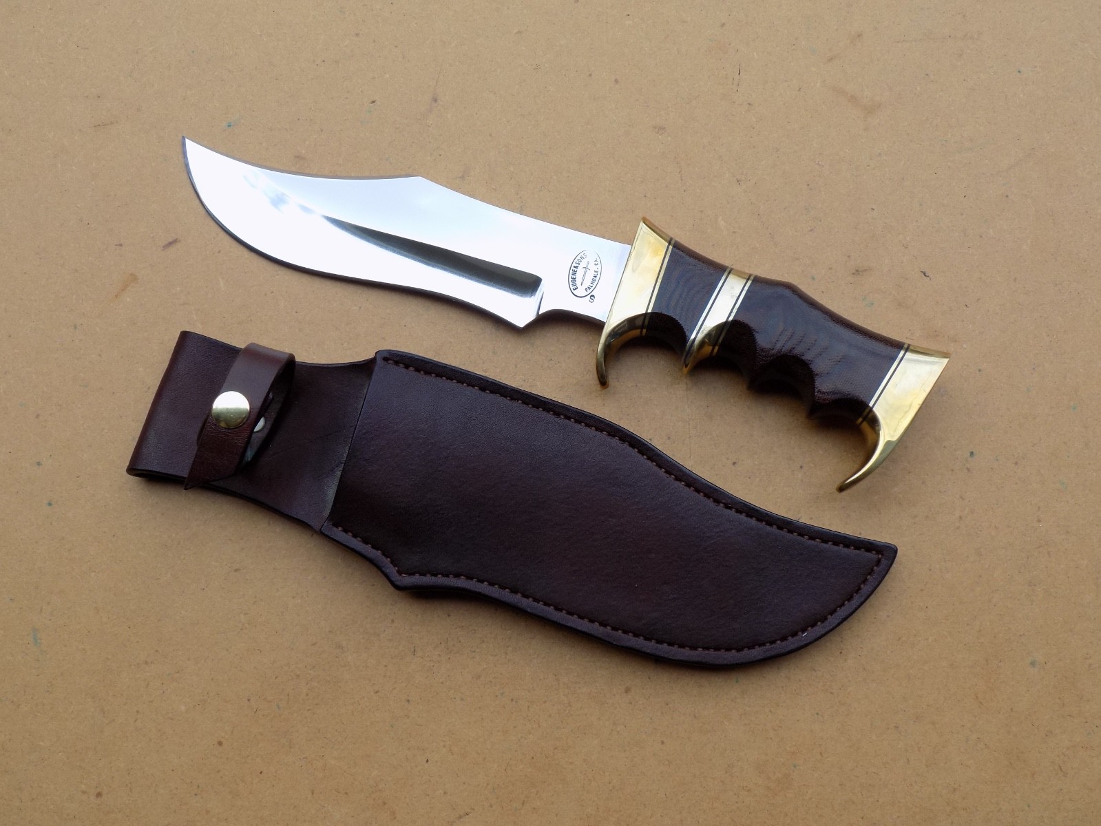 Vintage Eugene & Sons Custom Fighting Knife Vintage Eugene & Sons Custom Fighting Knife