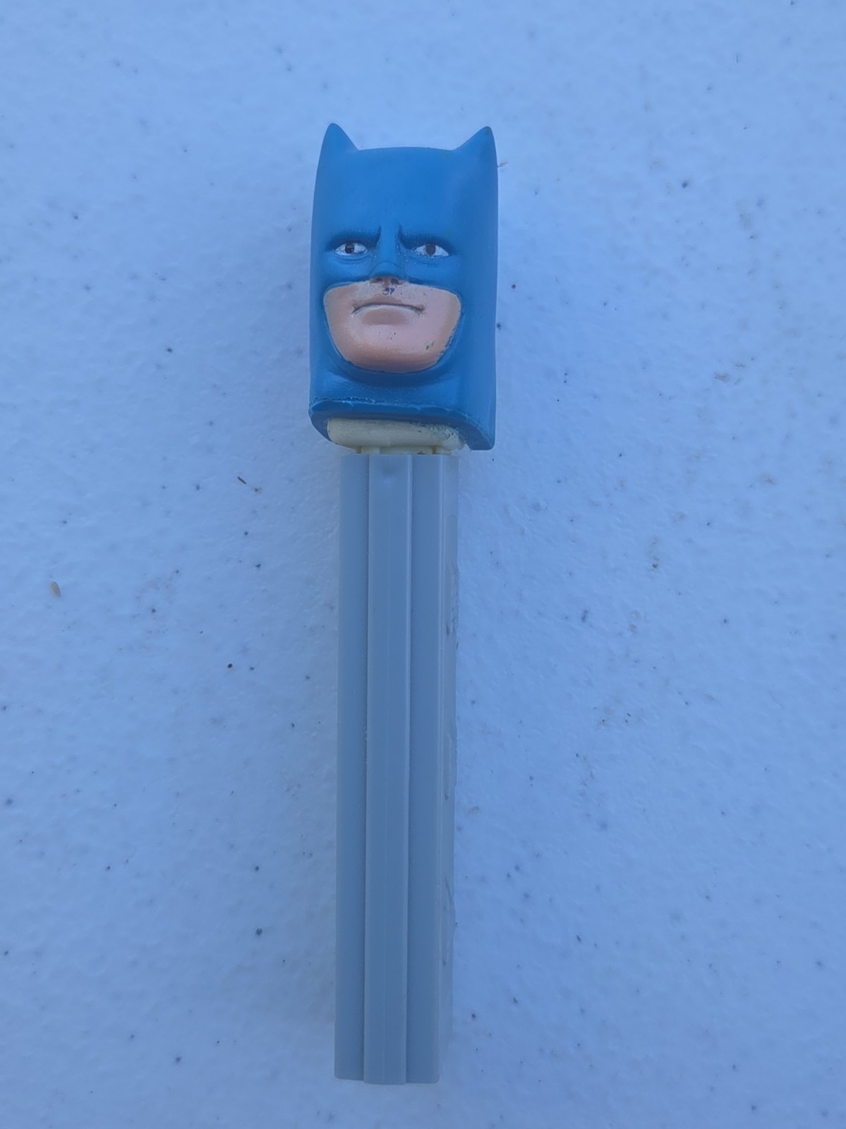🦇Very Rare 1978 Vintage Pez Dispenser Batman USA Grey Stem DC Comics Soft Vinyl