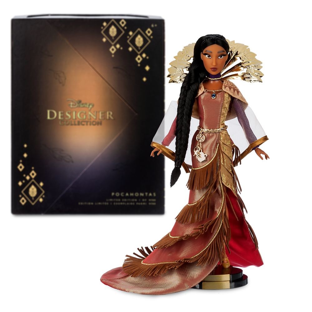 Disney Ultimate Princess Doll Pocahontas NRFB w/Shippper & LE Collector Pin