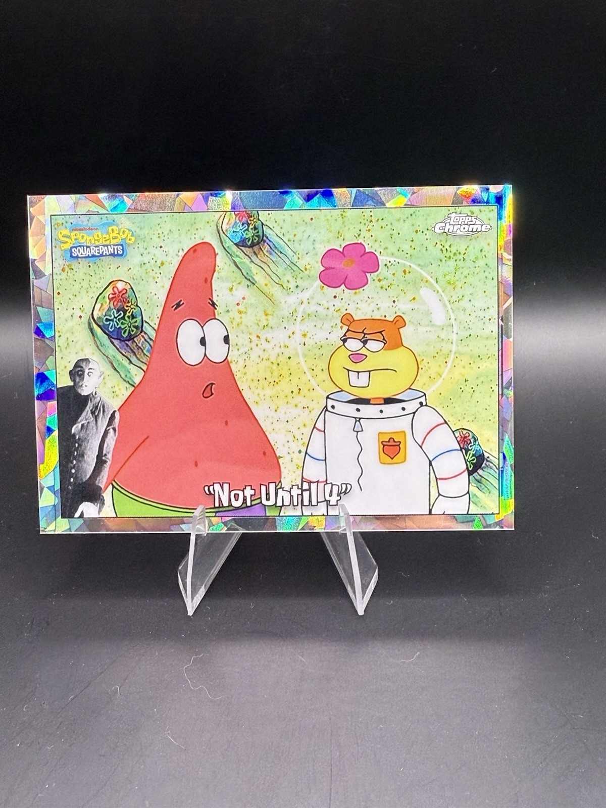 2025 Topps Chrome SpongeBob #91 Not Until 4 Night Shift SSP