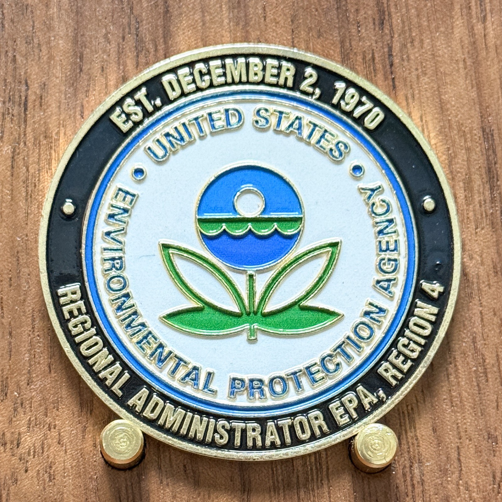 US EPA Region 4 Environmental Protection Challenge Coin  W#9