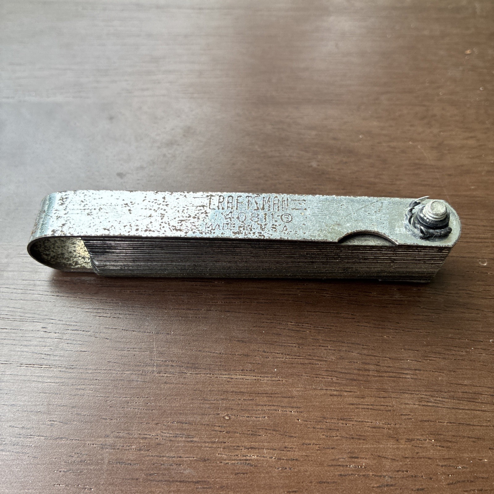 Vintage Craftsman 40811 USA Feeler Gauge Spark Plug Gap Tool USA - 