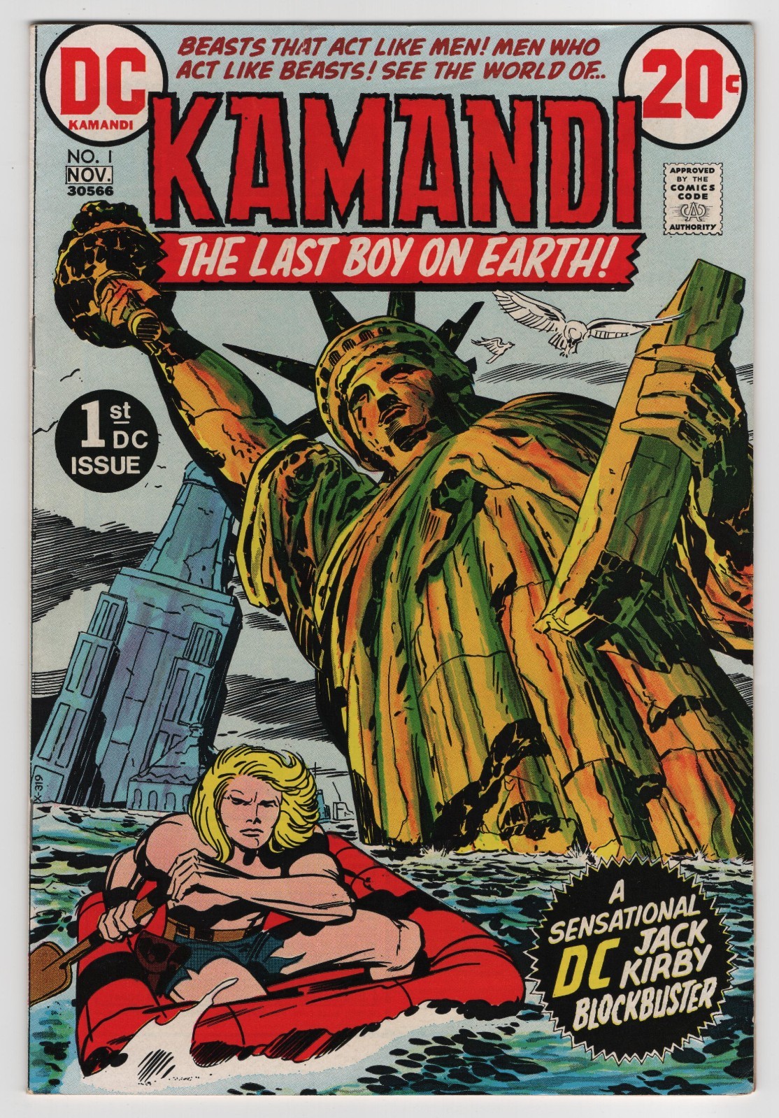 Kamandi, the Last Boy on Earth #1 DC Comics Key Jack Kirby 6.0 FN 1st Appearance Kamandi, the Last Boy on Earth #1 DC Comics Key Jack Kirby 6.0 FN 1st Appearance