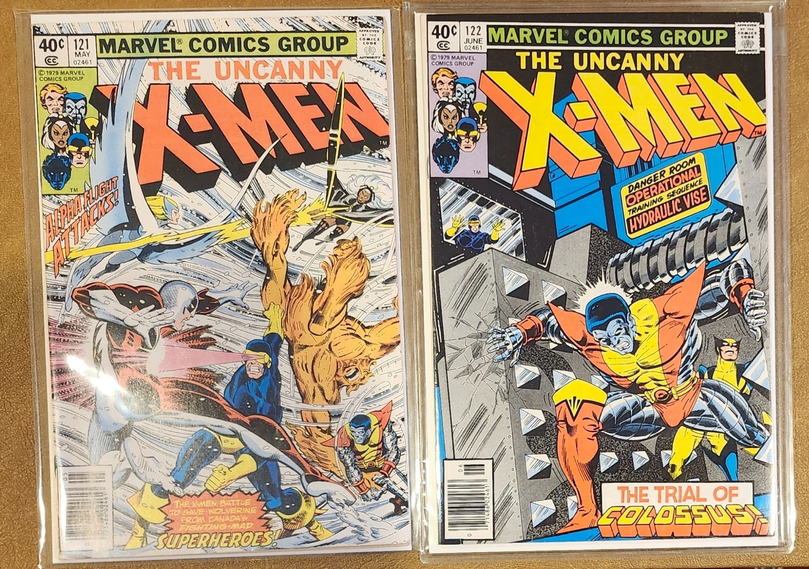 1979 The Uncanny X-Men #121 & 122- First Appearance  of Alpha Flight