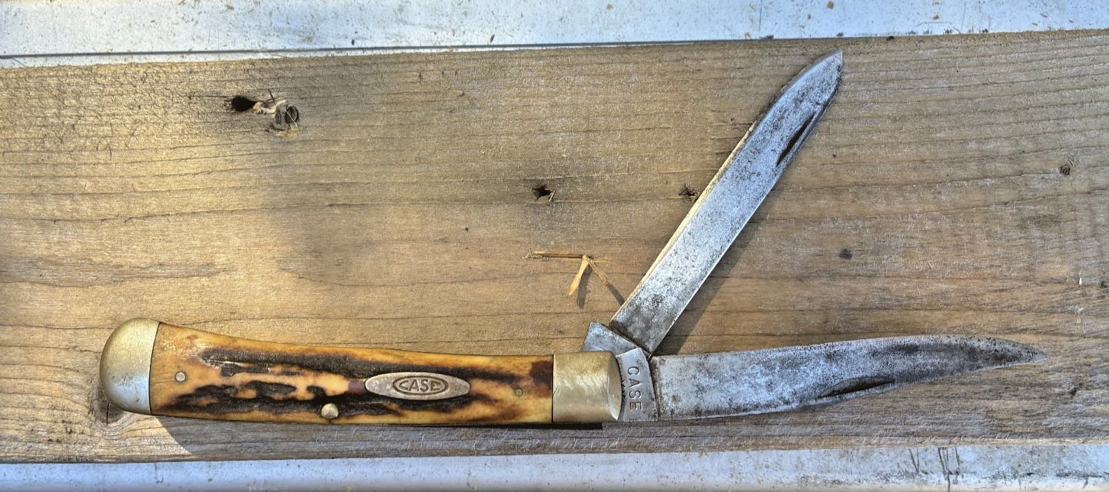 CASE XX 5254 Stag Handle 2 Blade Trapper Knife CASE XX 5254 Stag Handle 2 Blade Trapper Knife