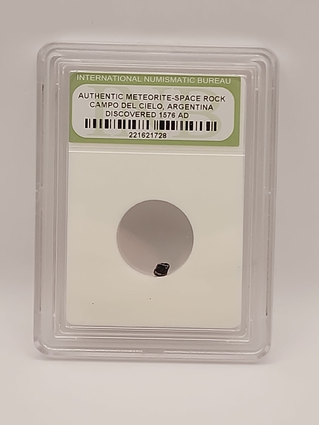 Campo Del Cielo Argentina Meteorite Fragment INB Certified 