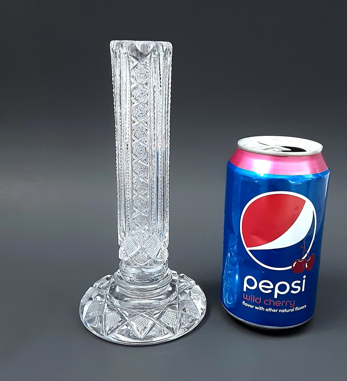 Antique American Brilliant Cut Glass 7.25