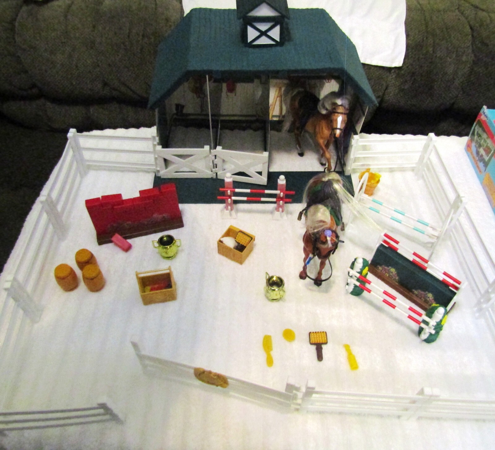 Vintage 1995 Empire Grand Champions Jumping Academy Set with Box/Manual & More.