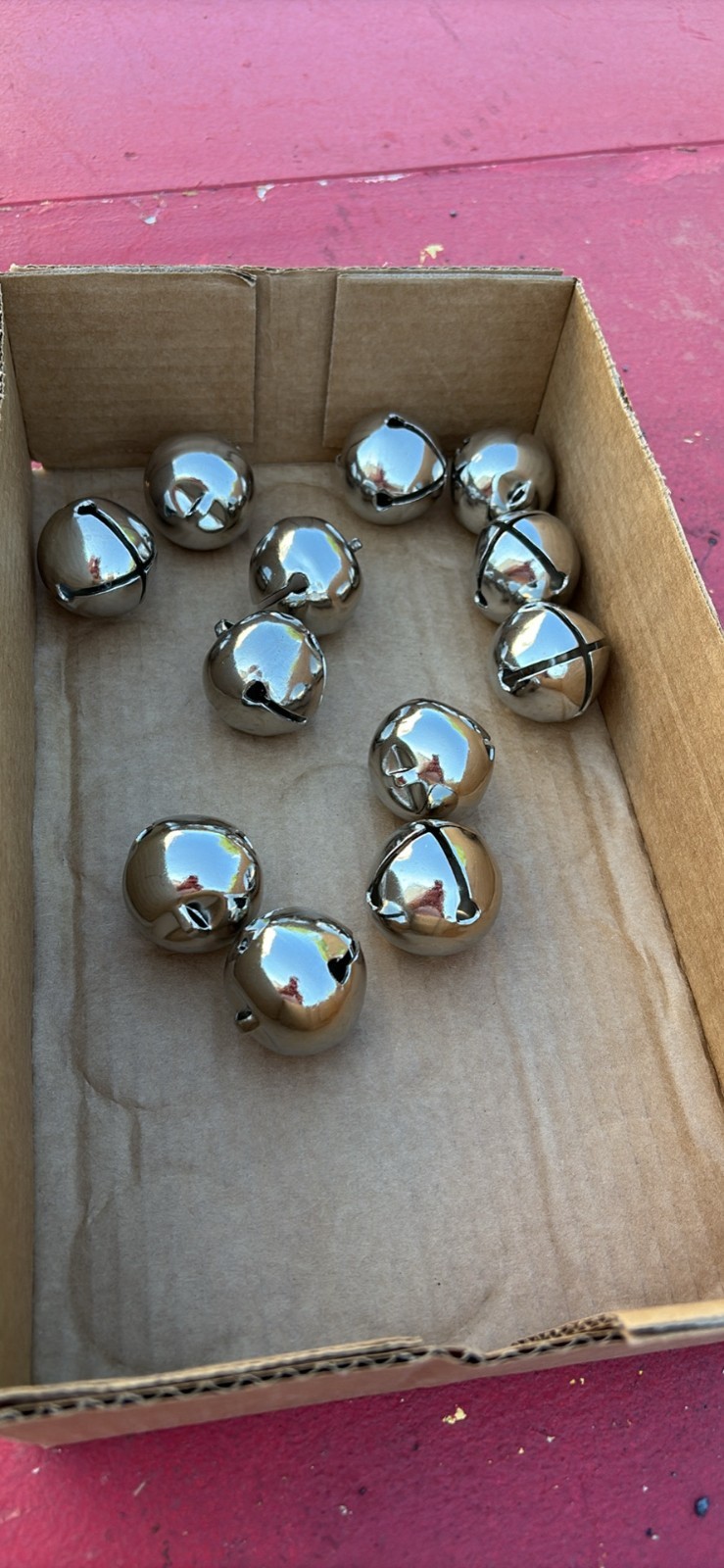 12-Real Nice 1 1/2” Diameter Jingle Bells tested sound good