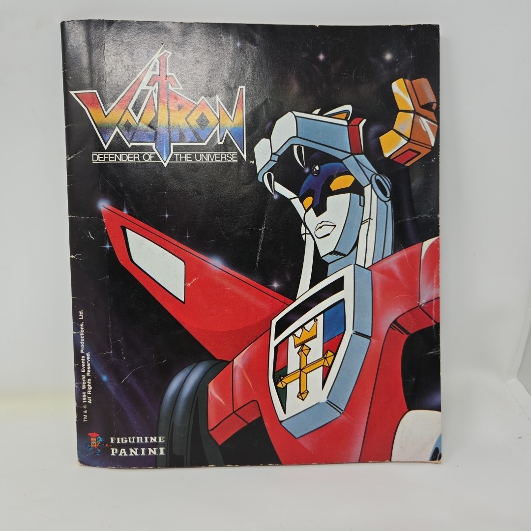 Panini Voltron Defender Of The Universe Sticker Album Book 6 Stickers Applied Panini Voltron Defender Of The Universe Sticker Album Book 6 Stickers Applied