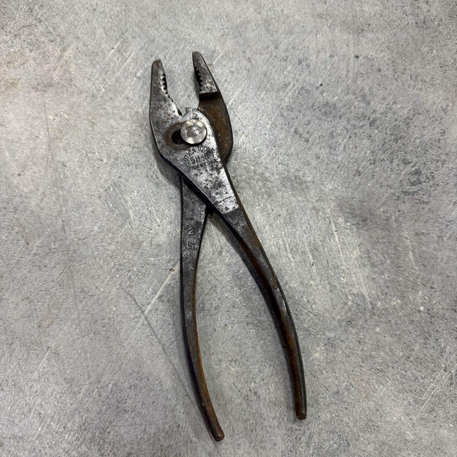 Vintage Utica Tools 511-8 Slip Joint Pliers 8\