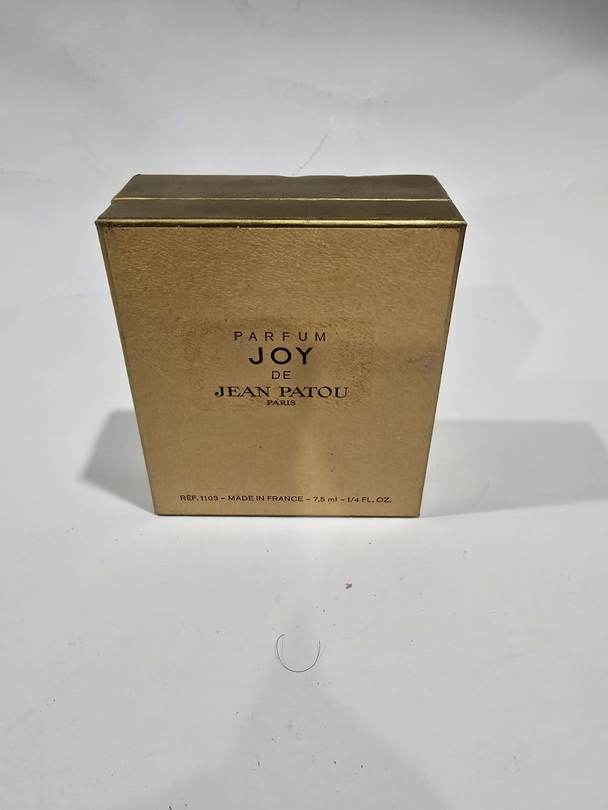 Vintage Jean Patou JOY Paris Black Perfume Bottle 7.5ml w/ Gold Box & Insert Vintage Jean Patou JOY Paris Black Perfume Bottle 7.5ml w/ Gold Box & Insert