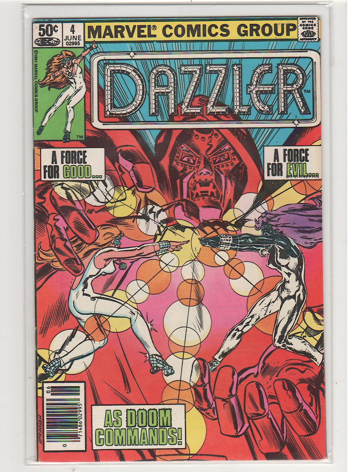 Dazzler #4 X-men Dr. Doom 9.4