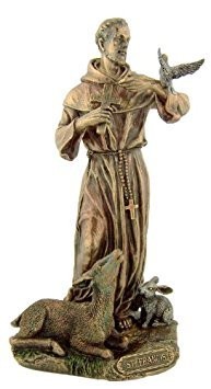 Goldscheider of Vienna Saint St Francis of Assisi Patron of Animals Goldscheider of Vienna Saint St Francis of Assisi Patron of Animals
