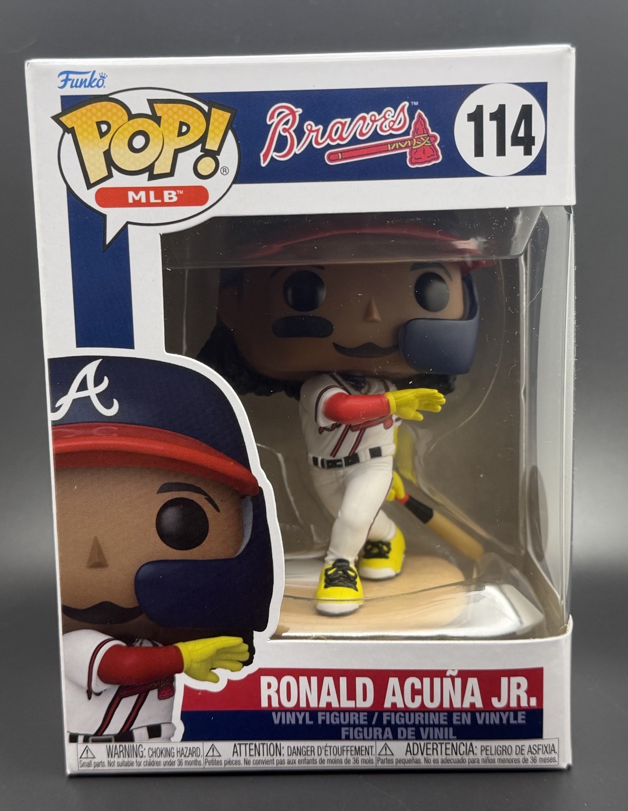 Atlanta Braves - Ronald Acuna Jr. Funko Pop MLB Stars NEW W/Protector Atlanta Braves - Ronald Acuna Jr. Funko Pop MLB Stars NEW W/Protector