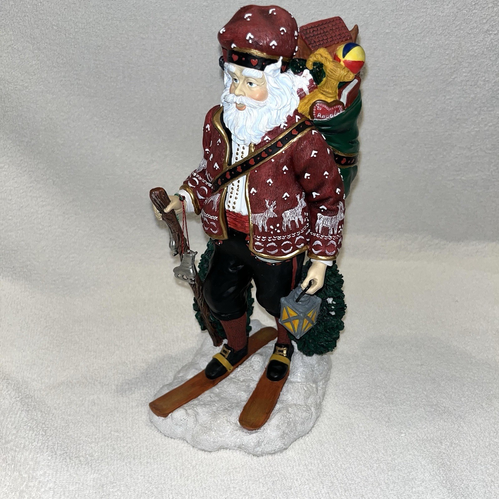 Ski Santa Pipka Norwegian Julenisse 1997 Limited Edition Memories of Christmas