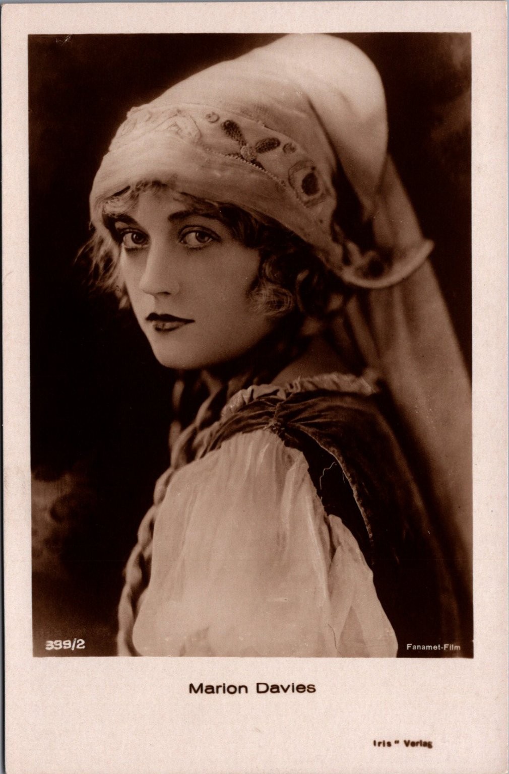 Marion Davies Silent Film Star RPPC Fanamel-Film Iris Verlag Postcard Germany Marion Davies Silent Film Star RPPC Fanamel-Film Iris Verlag Postcard Germany